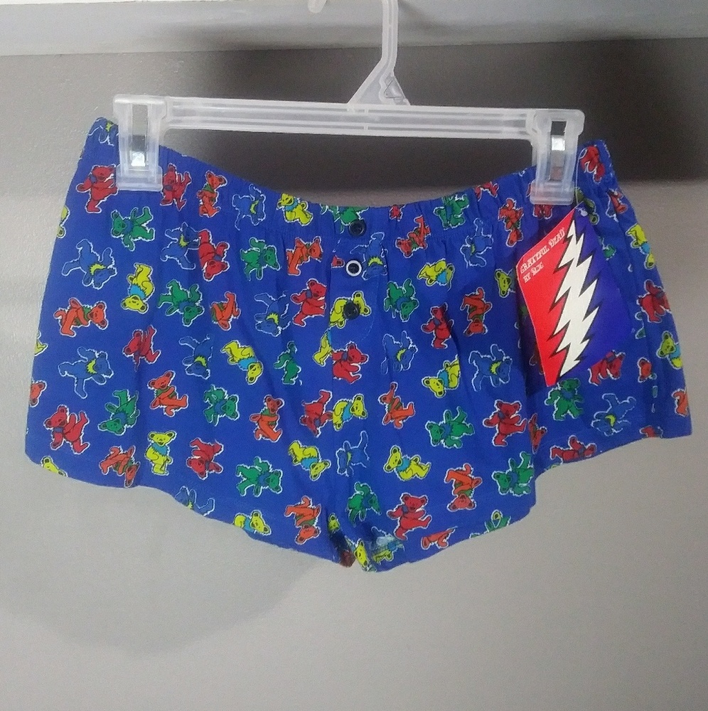 Vintage 2004 Grateful Dead Teddy Bear Shorts Sz L